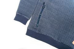 Kids' Blue Zigzag Pattern Hoodie