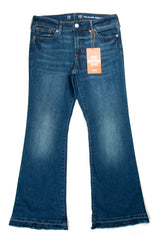 Girls' Dark Blue Bootcut Jeans
