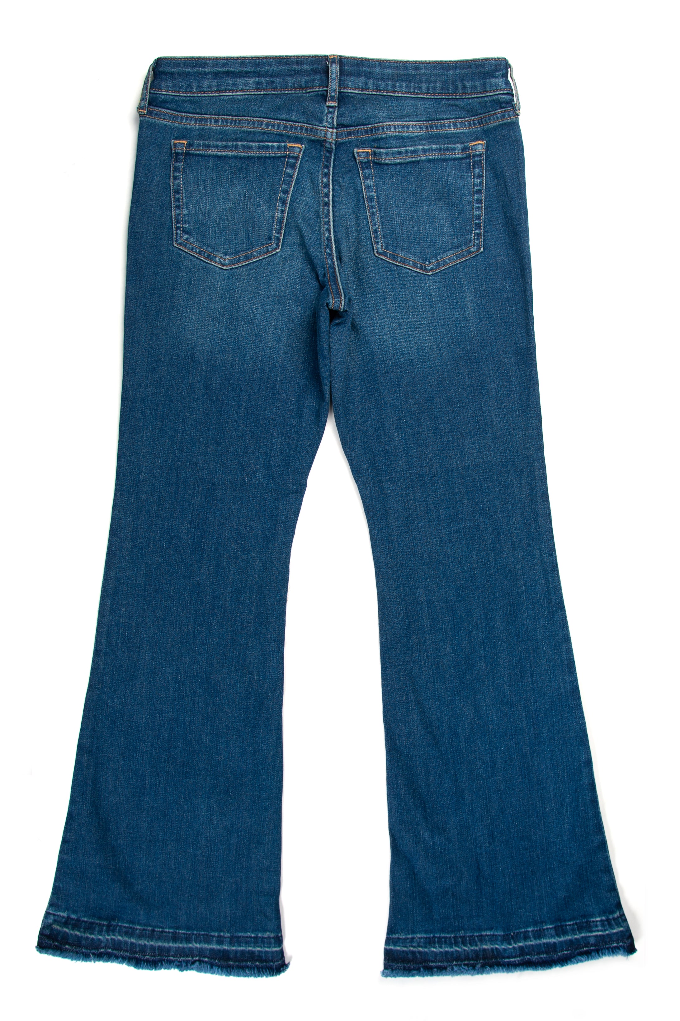 Girls' Dark Blue Bootcut Jeans