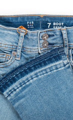 Girls' Light Blue Bootcut Jeans