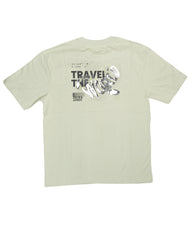 Men's Olive Green Drop Shoulder Oversized T-Shirt -J&J