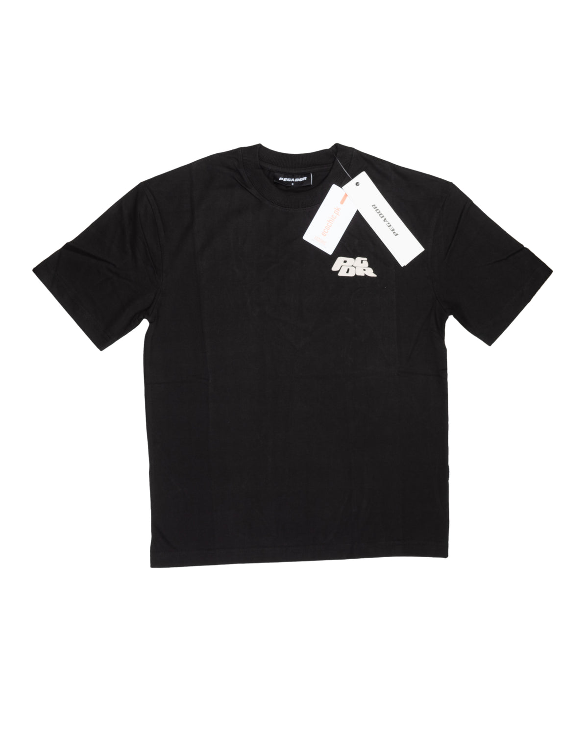 Men's Black Drop Shoulder Oversized T-Shirt - PDr