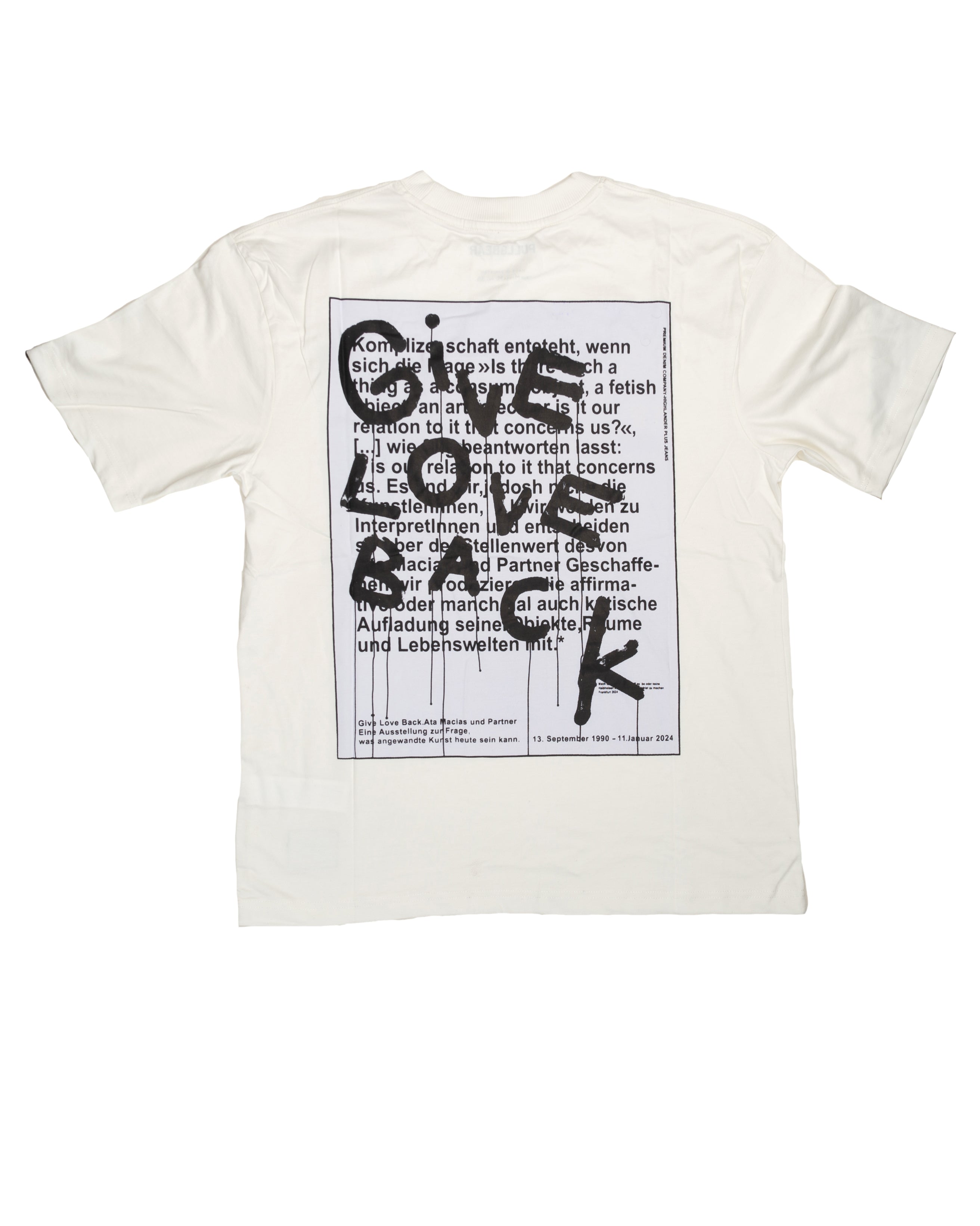 Men's Off White Drop Shoulder Oversized T-Shirt - P&B