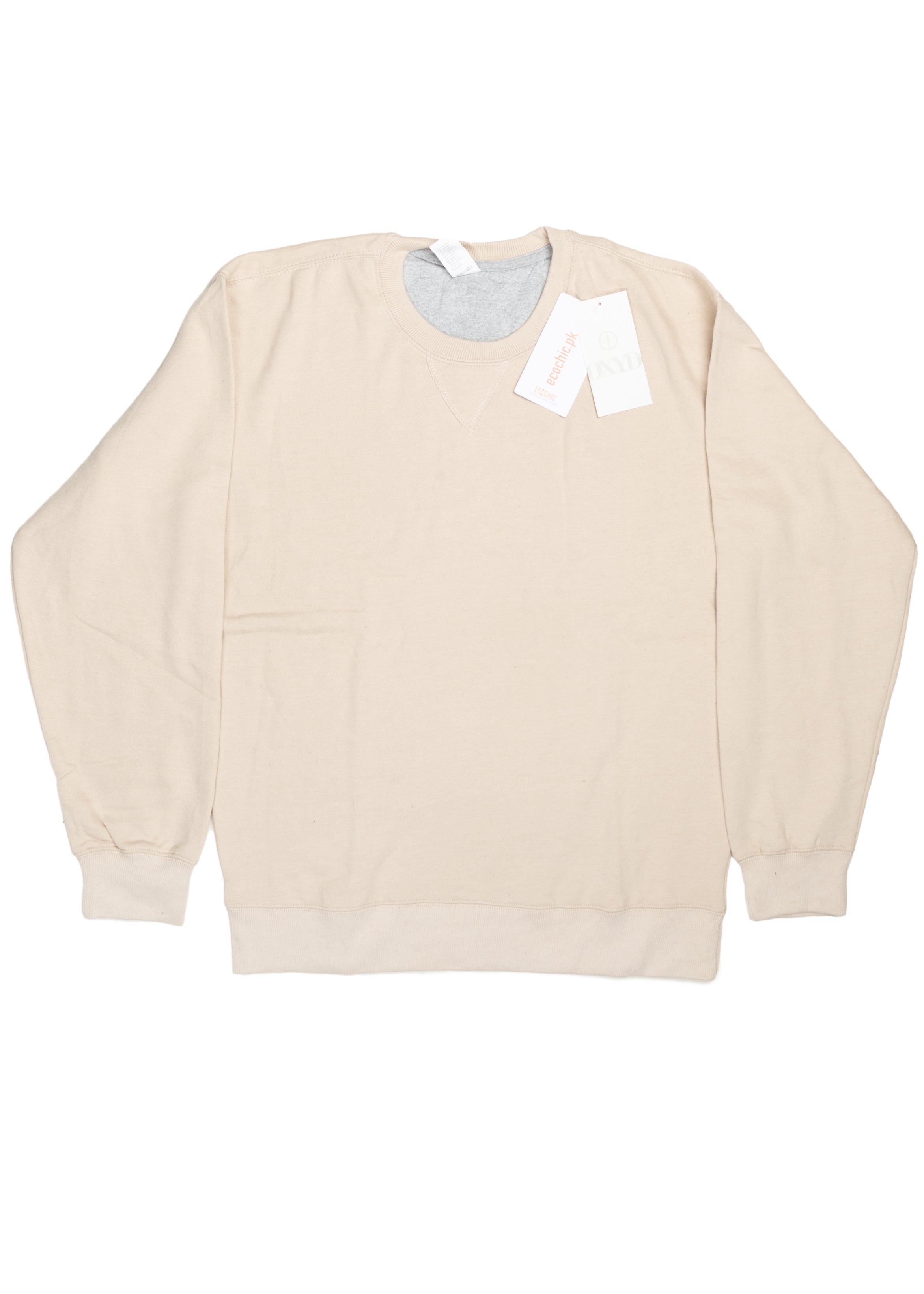 Mens Crew BEIGE Sweatshirt - SP