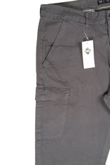 Men's Charcoal Grey Cargo Pants - Tex