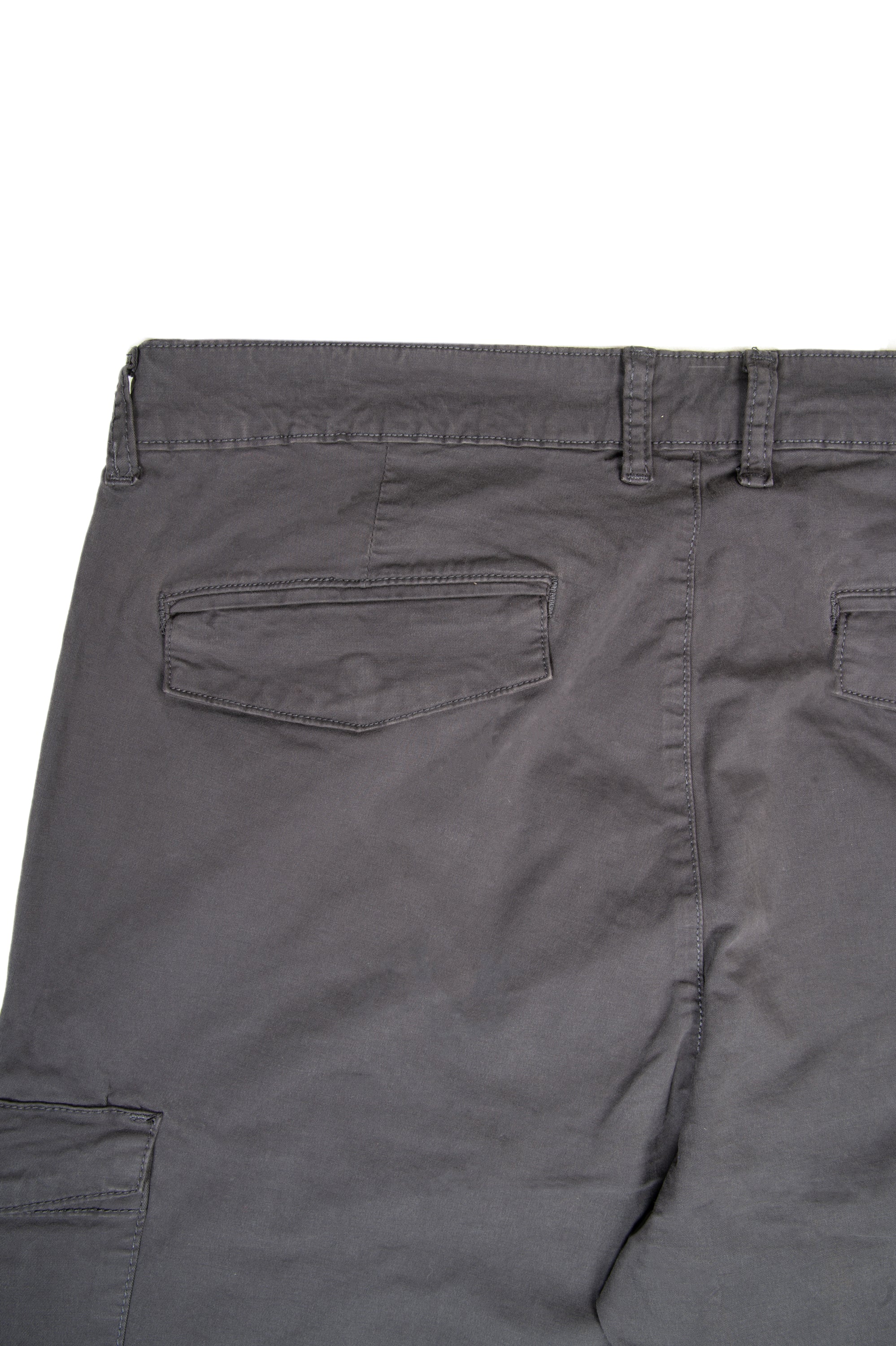 Men's Charcoal Grey Cargo Pants - Tex