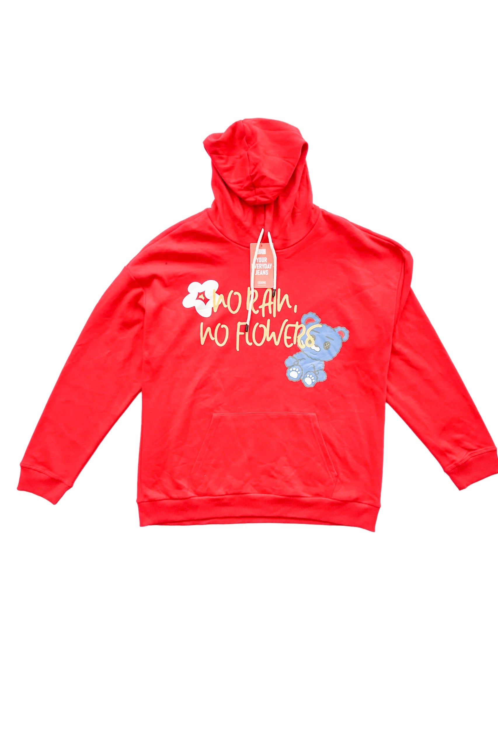 Women's "No Rain, No Flowers" Hoodie - Zara